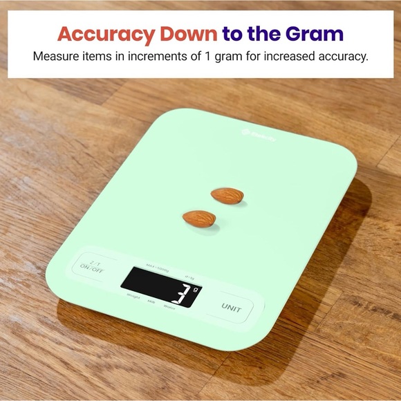 Etekcity Food Kitchen Scale, Digital Grams and Ounces Mint Green - Picture 2 of 11